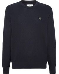 Philipp Plein - Ribbed Logo-Detail Sweater - Lyst