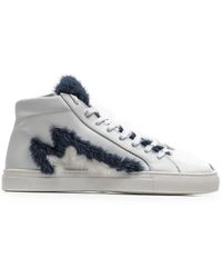 MR & MRS - High-Top-Sneakers Mit Faux Fur - Lyst