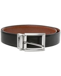 Barbour - Fife Leren Riem - Lyst