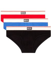 DIESEL - Andre Cotton Briefs (pack Of Three) - Lyst