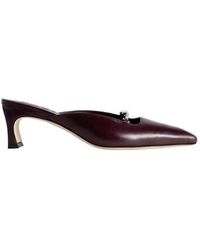 BY FAR - Leda Chain-Detail Mules - Lyst
