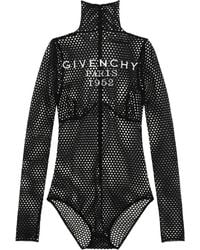 Givenchy - Body con efecto de malla - Lyst