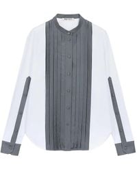 Ports 1961 - プリーツパネル シャツ - Lyst