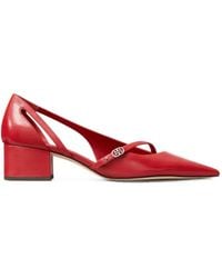 Tory Burch - Double T Buckle D'Orsay Pumps - Lyst