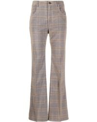 McQ - High-waisted Flared Pants - Lyst