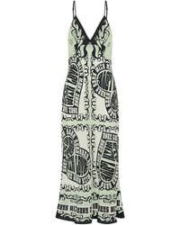 CAMILLA - V-Neck Bias Slip Double Dutch Dress - Lyst