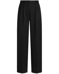 Dolce & Gabbana - Pinstripe Wool Trousers - Lyst