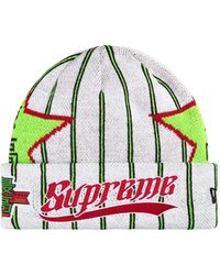 Supreme - X New Era Star-Print Beanie Hat - Lyst
