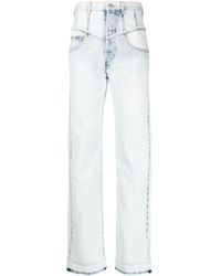 Isabel Marant - Noemie High-rise Straight-leg Jeans - Lyst