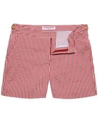 Orlebar Brown - Bulldog Striped Classic Swim Shorts - Lyst