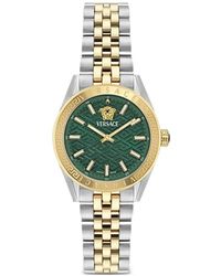 Versace - V-Code 36 Mm Horloge - Lyst