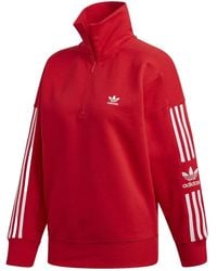 adidas - Half-Zip Sweatshirt - Lyst