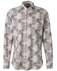 Vincenzo Di Ruggiero - Palm-Print Long-Sleeve Shirt - Lyst