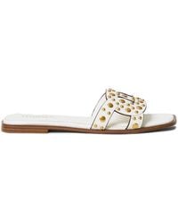 Twinset - Stud-Embellished Slides - Lyst