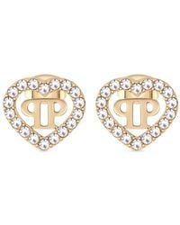 Philipp Plein - Rocked Hearts Earrings - Lyst