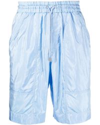 Isabel Marant Katoen Trainingsshorts in het Blauw voor heren Heren Kleding voor voor Shorts voor Casual shorts 