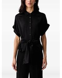 Guess - Chemise Ceinturée À Manches Courtes - Lyst