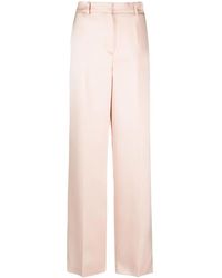 Magda Butrym - Wide-Leg Silk Trousers - Lyst