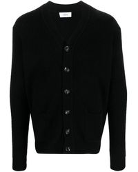 Lardini - Ribbed-knit Button-up Cardigan - Lyst