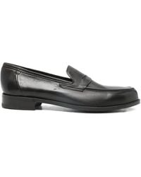 Lardini - Leather Flat Loafers - Lyst