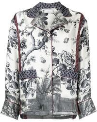 Pierre Louis Mascia - Camicia Floral-print Shirt - Lyst
