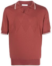 Cruciani - Knitted Cotton Polo Shirt - Lyst
