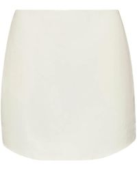 JW Anderson - Curved Hem Mini Skirt - Lyst