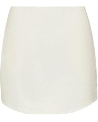 JW Anderson - Curved Hem Mini Skirt - Lyst