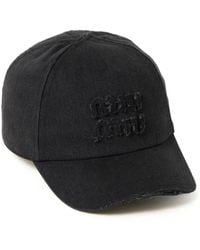 Miu Miu - Denim Baseball Cap - Lyst