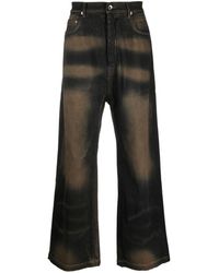 Rick Owens - Luxor Geth Mid-rise Wide-leg Jeans - Lyst