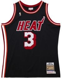 Mitchell & Ness - 2013/14 Dwyane Wade Miami Heat Swingman Jersey - Lyst