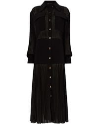 Proenza Schouler - Plissé-Effect Shirt Dress - Lyst
