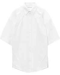 Alexander Wang - Short-sleeve Shirt Dress - Lyst