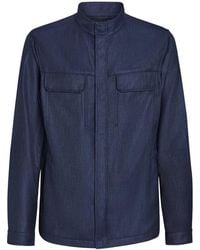 ZEGNA - Concealed-Fastening Jacket - Lyst