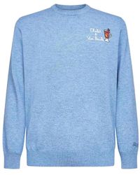 MC2 Saint Barth - Embroidery Long-Sleeved Sweater - Lyst