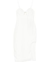 FARM Rio - Shell-Detail Bodice Pearl Midi Dress - Lyst