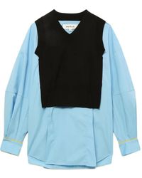 Enfold - Blusa con cuello en V - Lyst