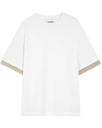 Jil Sander - Cotton Crew-Neck T-Shirt - Lyst