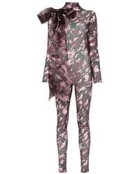 Atu Body Couture - Floral-Print Jumpsuit - Lyst