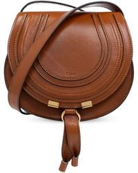 Chloé - Small Marcie Leather Saddle Bag - Lyst