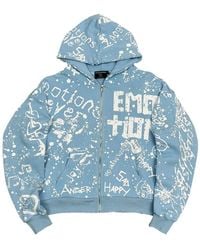 Mixed Emotions - Hoodie Zippé À Imprimé Graffiti - Lyst