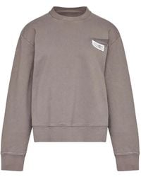 MM6 by Maison Margiela - Logo-Patch Sweatshirt - Lyst