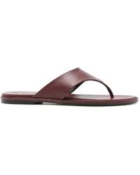 Aeyde - Amaya Nappa Leather Flip Flops - Lyst