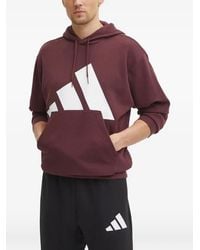 adidas - Logo-Print Hoodie - Lyst
