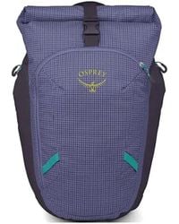 Osprey - Grid-Pattern Roll-Top Backpack - Lyst
