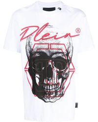 Philipp Plein - Graphic-print Ss Skull T-shirt - Lyst