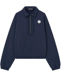 Palm Angels - Logo-Patch Polo Shirt - Lyst