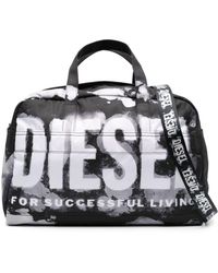 DIESEL - Rave Duffle X Reisetasche mit Logo-Print - Lyst