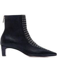 Bernardo - 50Mm Esme Pointed-Toe Studded Ankle Boots - Lyst