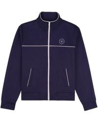 Sporty & Rich - Embroidered-Logo Zip-Up Jacket - Lyst